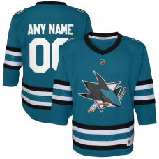 San Jose Sharks Kinder - Home Replica NHL Trikot/Name und nummer