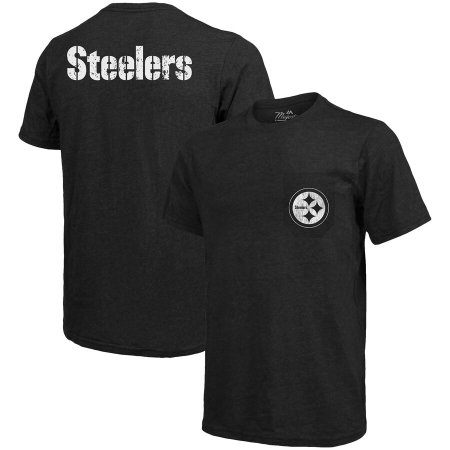 Pittsburgh Steelers - Tri-Blend Pocket NFL Tričko