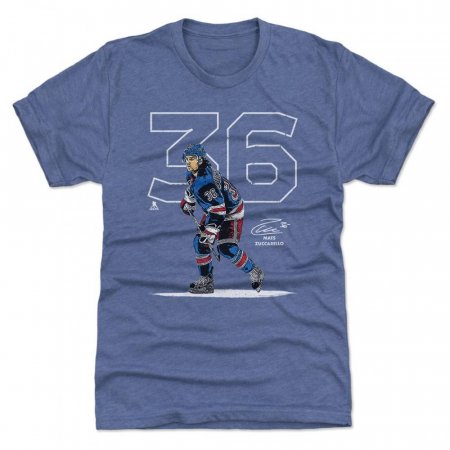 New York Rangers Dziecięcy - Mats Zuccarello Outline NHL Koszułka