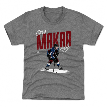 Colorado Avalanche Youth - Cale Makar Chisel Gray NHL T-Shirt