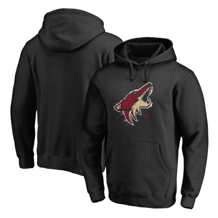 Arizona Coyotes - Splatter Logo NHL Mikina s kapucí