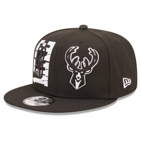 Milwaukee Bucks - 2022 Draft Black & White 9FIFTY NBA Hat