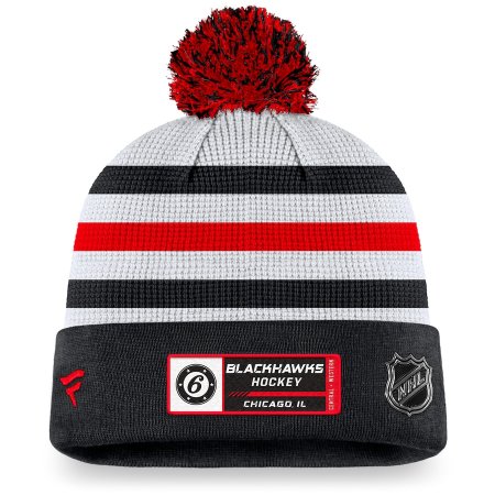 Chicago Blackhawks - Authentic Pro Draft NHL Zimní čepice