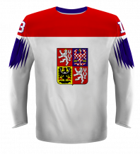 Česko - Hokejový Replica Dres/vlastné meno a číslo