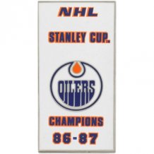 Edmonton Oilers - 86-87 Stanley Cup Champs NHL Odznak