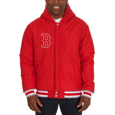 Boston Red Sox - Reversible Fleece MLB Oboustranná Bunda s kapucí