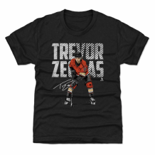 Anaheim Ducks Dziecięcy - Trevor Zegras Bold Black NHL Koszulka