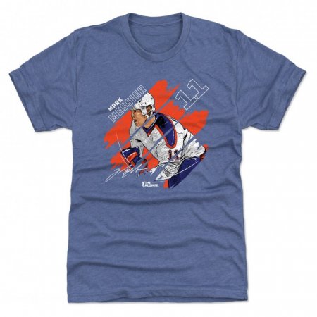 Edmonton Oilers - Mark Messier Stripes Blue NHL Shirt