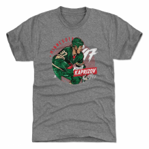 Minnesota Wild - Kirill Kaprizov Dots Gray NHL T-Shirt