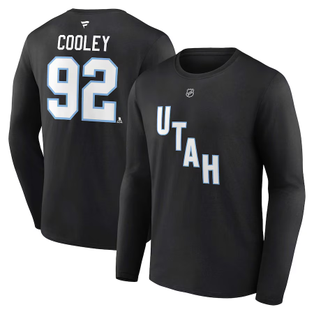 Utah Hockey Club - Logan Cooley Stack NHL Tričko s dlhým rukávom