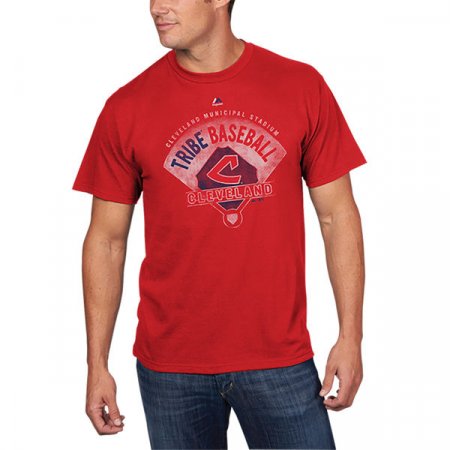 Cleveland Indians - Cooperstown Collection Strategic Advantage MLB Tričko