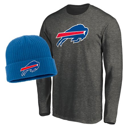 Buffalo Bills - Tričko + Zimná Čiapka NFL Set
