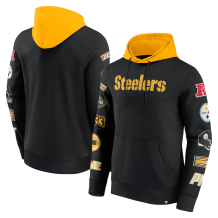 Pittsburgh Steelers - Patched Out NFL Mikina s kapucňou