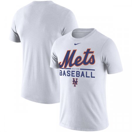 New York Mets - Wordmark Practice Performance MLB T-Shirt