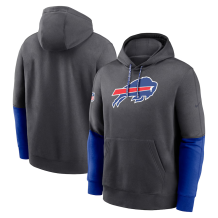 Buffalo Bills - 2024 Sideline Club Pullover Gray NFL Sweatshirt
