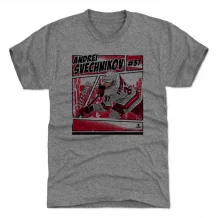 Carolina Hurricanes - Andrei Svechnikov Comic Gray NHL T-Shirt