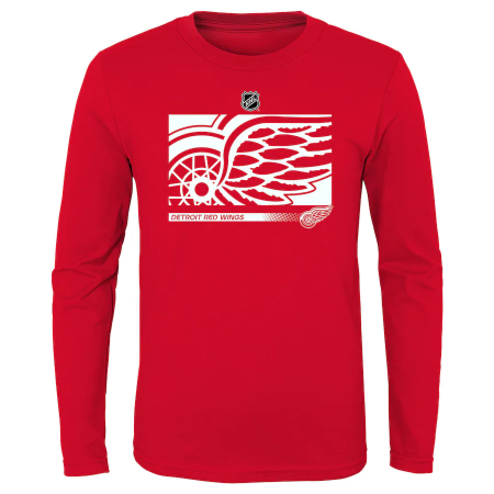 Detroit Red Wings Detské - Authentic Pro NHL Tričko s dlhým rukávom