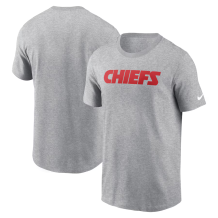 Kansas City Chiefs - Essential Wordmark Gray NFL T-Shirt