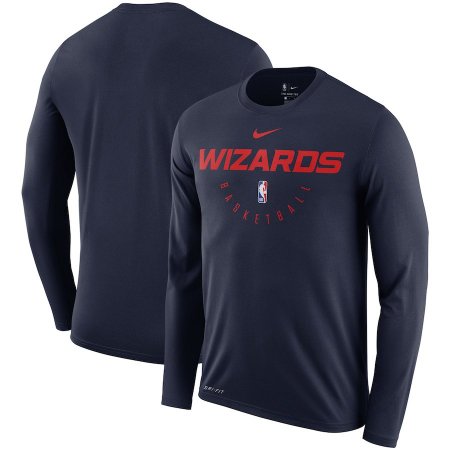 Washington Wizards - Practice Performance NBA T-shirt mit einem langen Ärmel