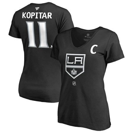 Los Angeles Kings Frauen - Anze Kopitar Authentic Stack V-Neck NHL Tshirt