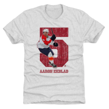 Florida Panthers - Aaron Ekblad Game White NHL T-Shirt