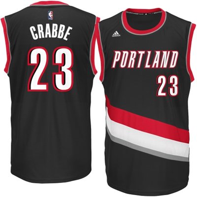 Portland Trail Blazers Allen Crabbe Replica NBA Jersey FansMania