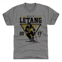 Pittsburgh Penguins - Kris Letang Triangle Gray NHL T-Shirt