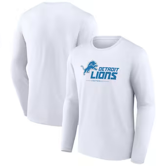 Detroit Lions - Team Lockup NFL Tričko s dlouhým rukávem