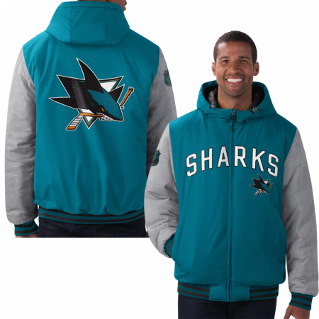 San Jose Sharks - Cold Front NHL Jacket - Size: S/USA=M/EU