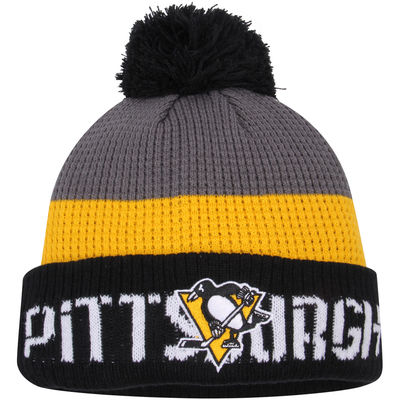 Pittsburgh Penguins Detská - Center Ice Waffle NHL Knit Zimná čiapka