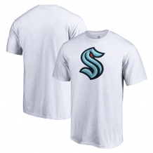Seattle Kraken - Primary Logo White NHL T-Shirt