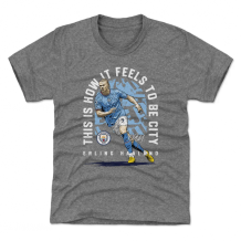 Manchester City Youth - Erling Haaland To Be City Gray T-Shirt
