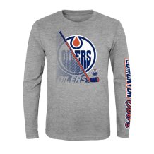 Edmonton Oilers Dziecięca - Split Speed NHL Koszulka z długim rękawem