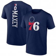 Philadelphia 76ers - Tyrese Maxey Playmaker NBA T-Shirt