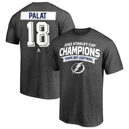 Tampa Bay Lightning - Ondrej Palat 2021 Stanley Cup Champs NHL T-shirt