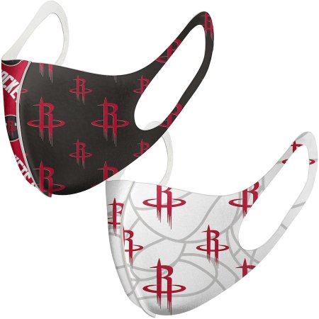 Houston Rockets - Colorblock 2-pack NBA rúško