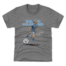 Manchester City Kinder - Erling Haaland City Design Gray T-Shirt