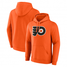 Philadelphia Flyers - Primary Logo Orange NHL Mikina s kapucňou
