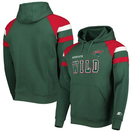 Minnesota Wild - Draft Fleece Raglan NHL Bluza s kapturem - Wielkość: XXL/USA=3XL/EU