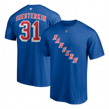New York Rangers - Igor Shesterkin Stack NHL T-Shirt