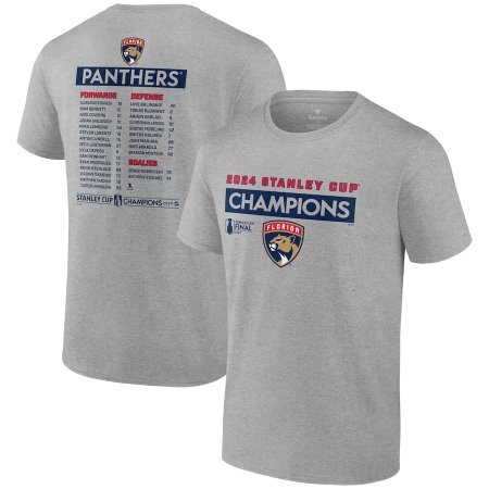 Florida Panthers - 2024 Stanley Cup Champs Roster NHL T-Shirt