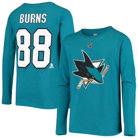 San Jose Sharks Youth - Brent Burns NHL Long Sleeve T-Shirt