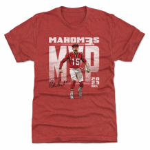 Kansas City Chiefs - Patrick Mahomes MVP LVIII Red NFL T-Shirt