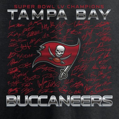 Tampa Bay Buccaneers - Super Bowl LV Champions Signature Roster NFL T-Shirt