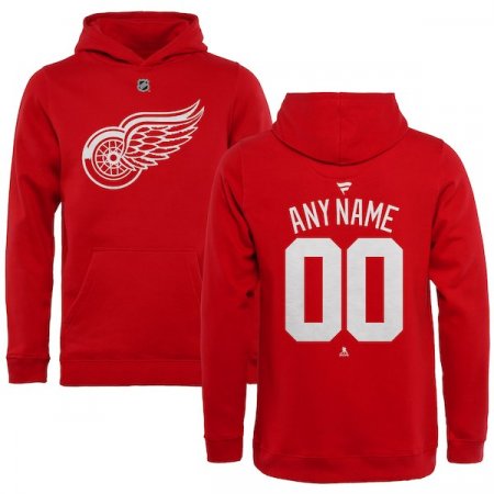 Detroit Red Wings dětská - Team Authentic NHL Mikina s kapucí/Vlastní jméno a číslo