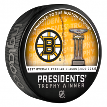 Boston Bruins - 2023 Presidents Trophy NHL Puk