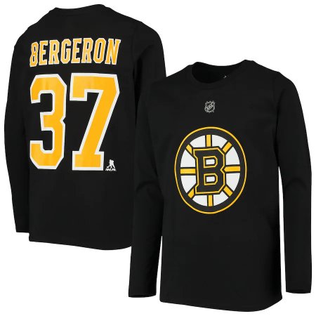 Boston Bruins Dětské - Patrice Bergeron NHL Tričko s dlouhým rukávem