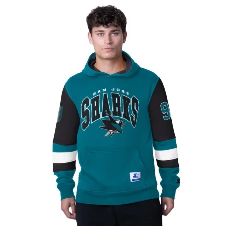 San Jose Sharks - End Zone NHL Bluza s kapturem