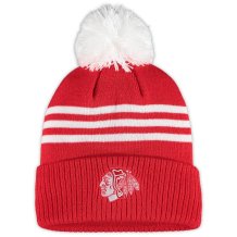 Chicago Blackhawks - Three Stripe Cuffed NHL Zimní čepice