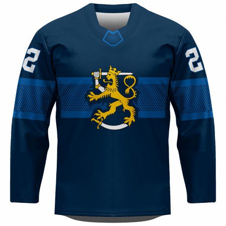 Team Finland Hockey Jersey Dark
